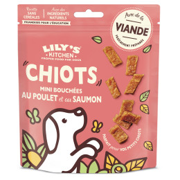 Lily's Kitchen Puppy Dog Treats – Mini Bites with Chicken & Salmon, 70g
