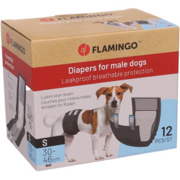 Flamingo Couche Chien Male S 12pcs(30-46cm)