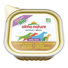Almo Nature dog Bio Pâté 100g Veal and vegetables