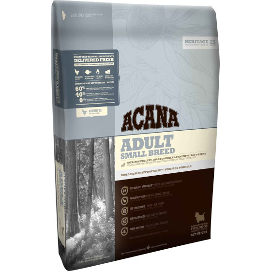 Aliment pour chien ACANA adult small breed  2kg