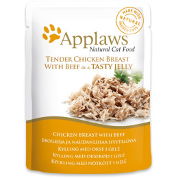 cat food applaws chicken & beef in bag 70 g