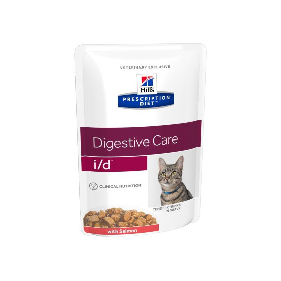 Prescription Diet™ i/d™ Feline Tender Chunks in Gravy with Salmon 4x(12x85gr)
