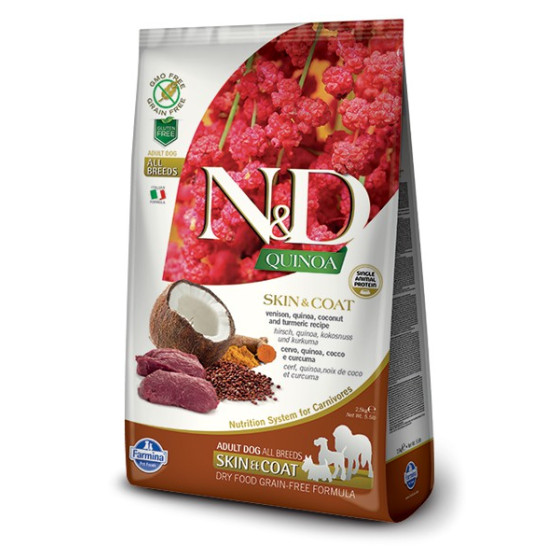 Farmina Dog Skin&Coat Deer, Quinoa