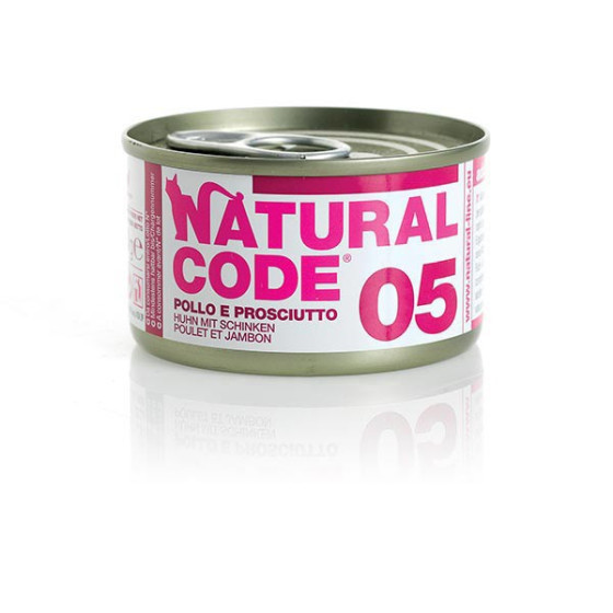 Natural Code Cat box N°5 Chicken and Ham 85gr