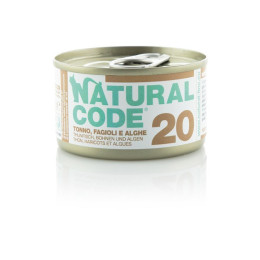 Natural Code Cat boite N°20 Thon, Haricot et Algues 85gr