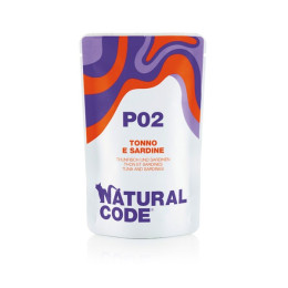 Natural Code Cat bag N°2 Tuna and Sardine 70gr