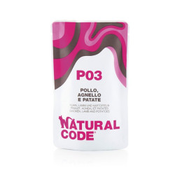 Natural Code Cat sachet N°3 Chicken, Lamb and PDT 70gr