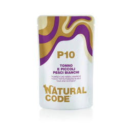 Natural Code Cat bag N°10 Tuna and White Fish 70gr