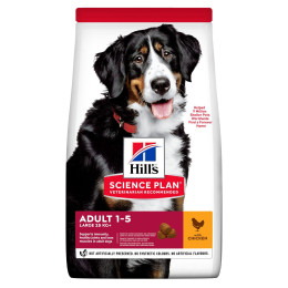 Hill's canine adulte large breed poulet 14kg