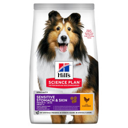 Hill's canine adulte sensitive skin 2.5Kg