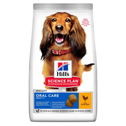 Hill's canine adulte oral care 12kg (Delai 3 a 5 jours)