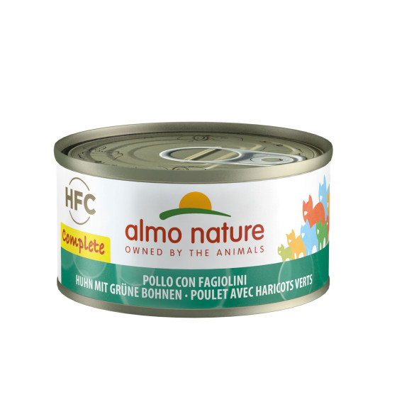 Almo Nature cat,  Poulet & Haricot Vert 70g