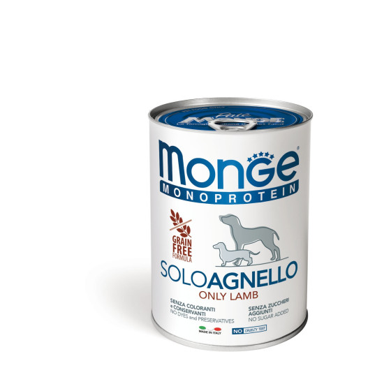 Monge Dog Monoprotein Pie Lamb 24x400g