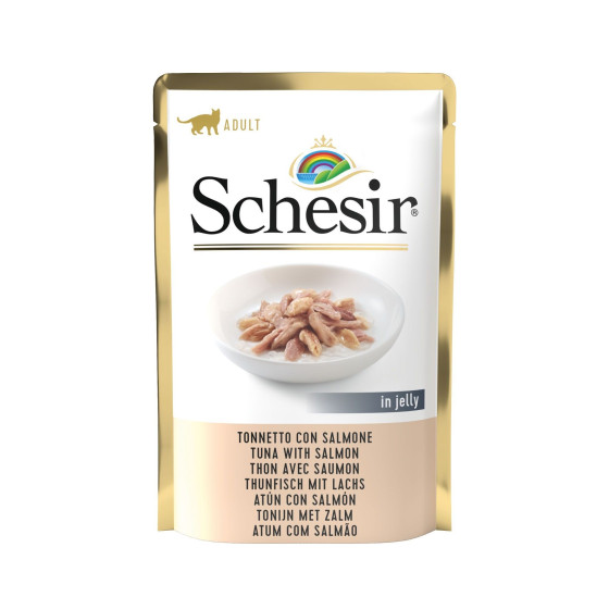 Schésir cat food Sachet 85g Tuna with salmon
