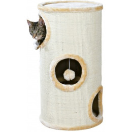 Cat Tower Samuel avec sisal, beige 70cm