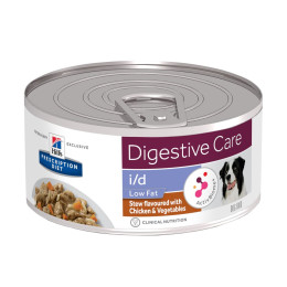 Prescription Diet™ Canine i/d™ Low Fat Mini Stewed vegetable chicken in a box 24x156gr