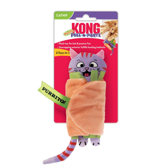 Jouet Kong Chat Pull a Partz Purrito