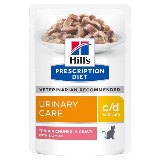 Prescription Diet™ Feline c/d™ Multicare with Salmon 12x85gr