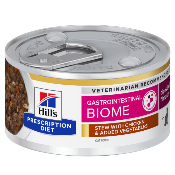 Prescription Diet™ GI Biome Feline stewed with chicken and vegetables 24x82gr