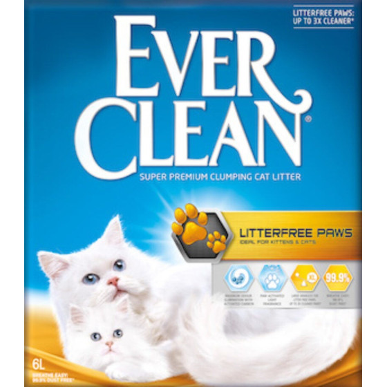 Everclean Litterfree Paws Litter Box 6L