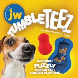 Dog toy JW Tumble Teez L Blue