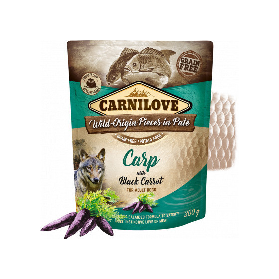 Carnilove Can Adult Pouch Carp Paté 12x300g (on order)