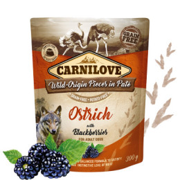 Carnilove Can Adult Pouch Ostrich Paté 12x300g (on order)