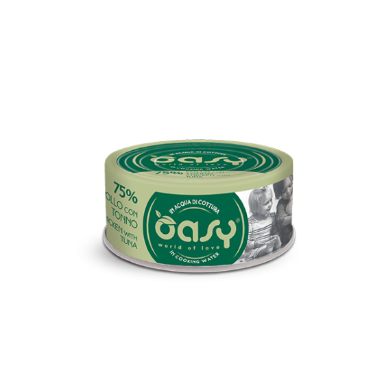 Boite Oasy Chat More Love Poulet Thon 70gr
