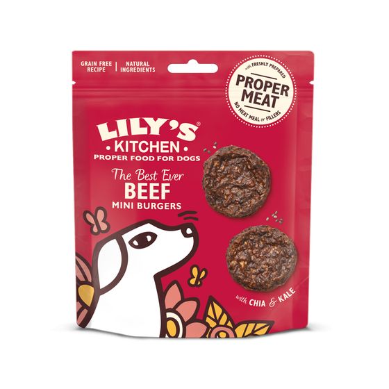 Lily''s Kitchen Dog Treat Beef Mini Burger" 70 g
