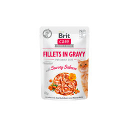 BRIT CARE Feline Salmon Sauce 24x85gr