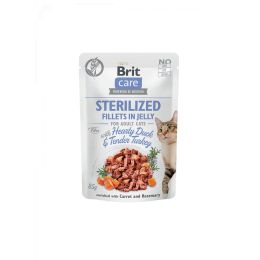 BRIT CARE Feline Jelly Canard & Dinde - Sterilized 85gr