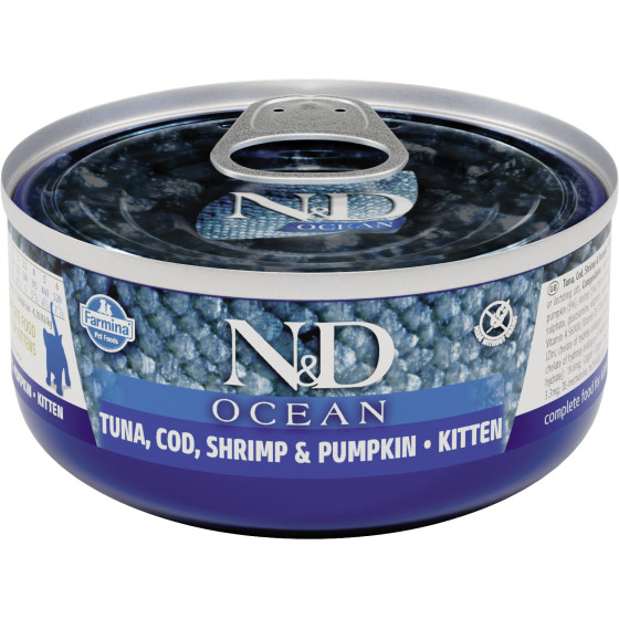 Farmina Cat Boite Kitten Thon&Cabillaud 30x70gr