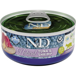 Farmina Cat Natural Tuna & Shrimp Box 30x70gr