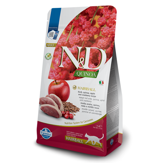 Farmina Cat Hairball Canard &amp; Pomme 300gr