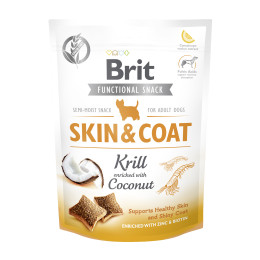 BRIT Snack Dog  Skin &amp; Coat Krill 150gr