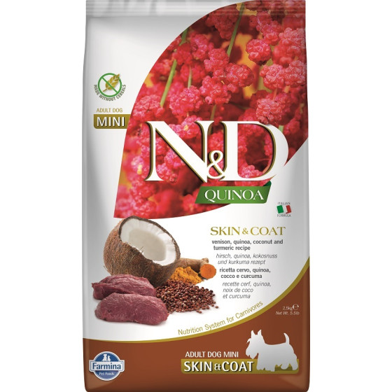 Farmina Dog Skin&Coat Mini Deer, Quinoa