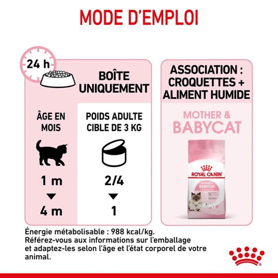 Royal Canin chat humide Babycat boite 195g