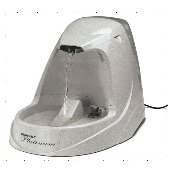 Fontaine pour chat Drinkwell platinium 5L, 26x25x40 cm