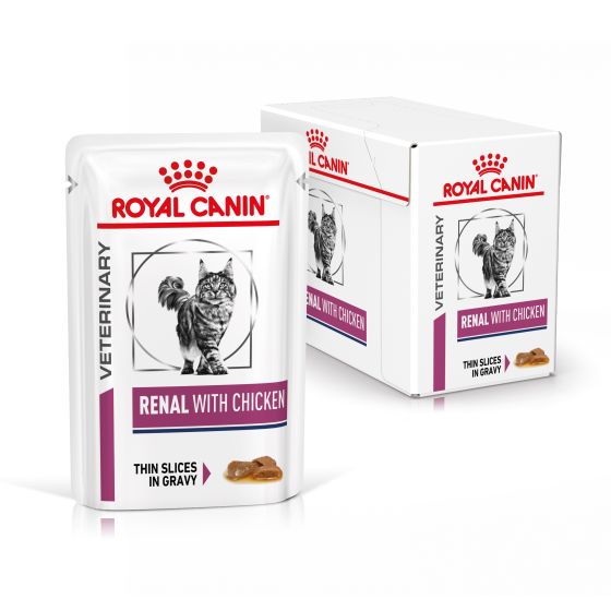 RC Vet Cat Renal Chicken in Gravy 4x12x85gr