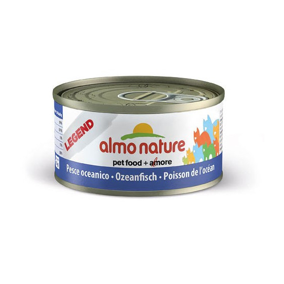 Cat food box, Almo 70 g, the fish of the ocean